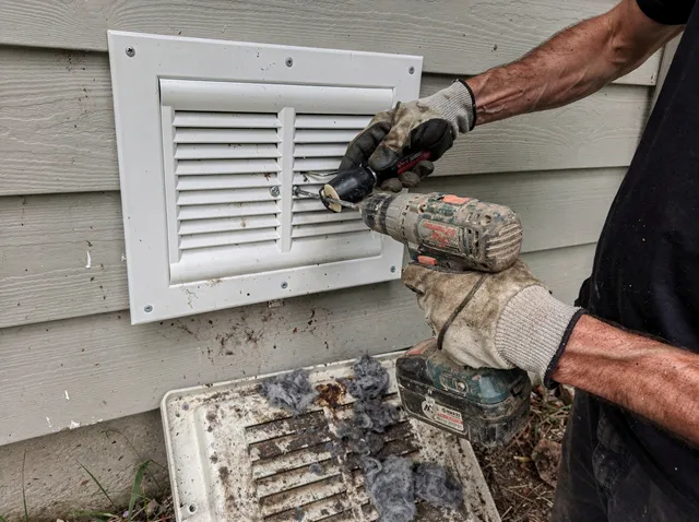 Dryer Vent Cover Replacement in Somerset