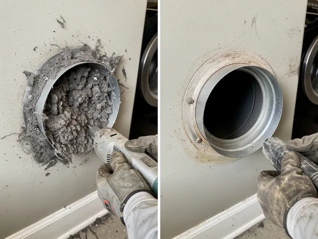 Professional clogged vent cleaning by Somerset Dryer Vent Cleaning in Somerset