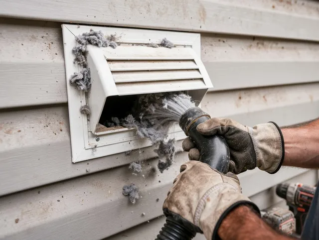 Professional dryer vent cleaning by Somerset Dryer Vent Cleaning in Somerset