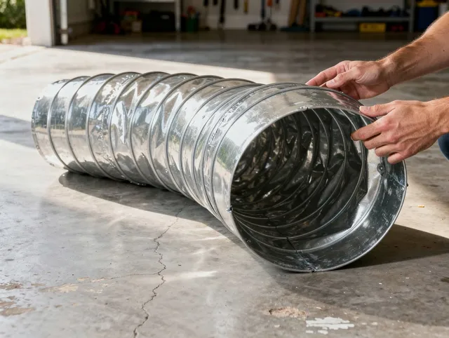 Somerset Dryer Vent Cleaning specialist using advanced equipment for thorough duct cleaning in Somerset