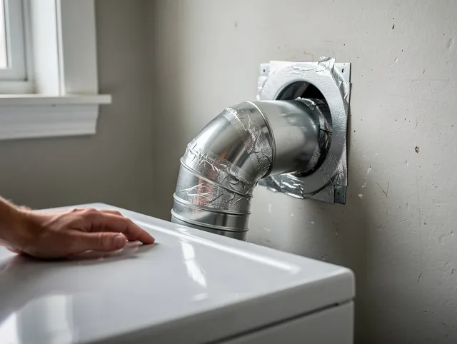 Somerset Dryer Vent Cleaning expert performing professional dryer vent repair and installation in Somerset