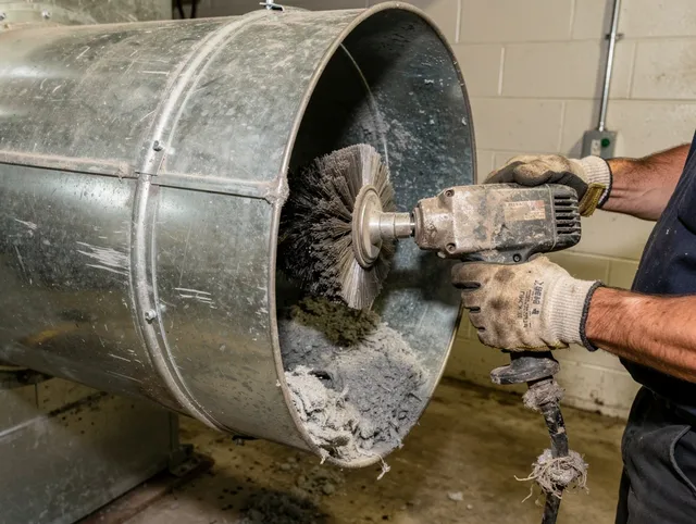 Industrial-grade dryer vent cleaning by Somerset Dryer Vent Cleaning in Somerset