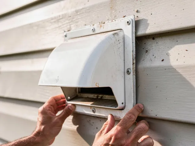 Somerset Dryer Vent Cleaning technician delivering thorough residential dryer vent cleaning service in Somerset